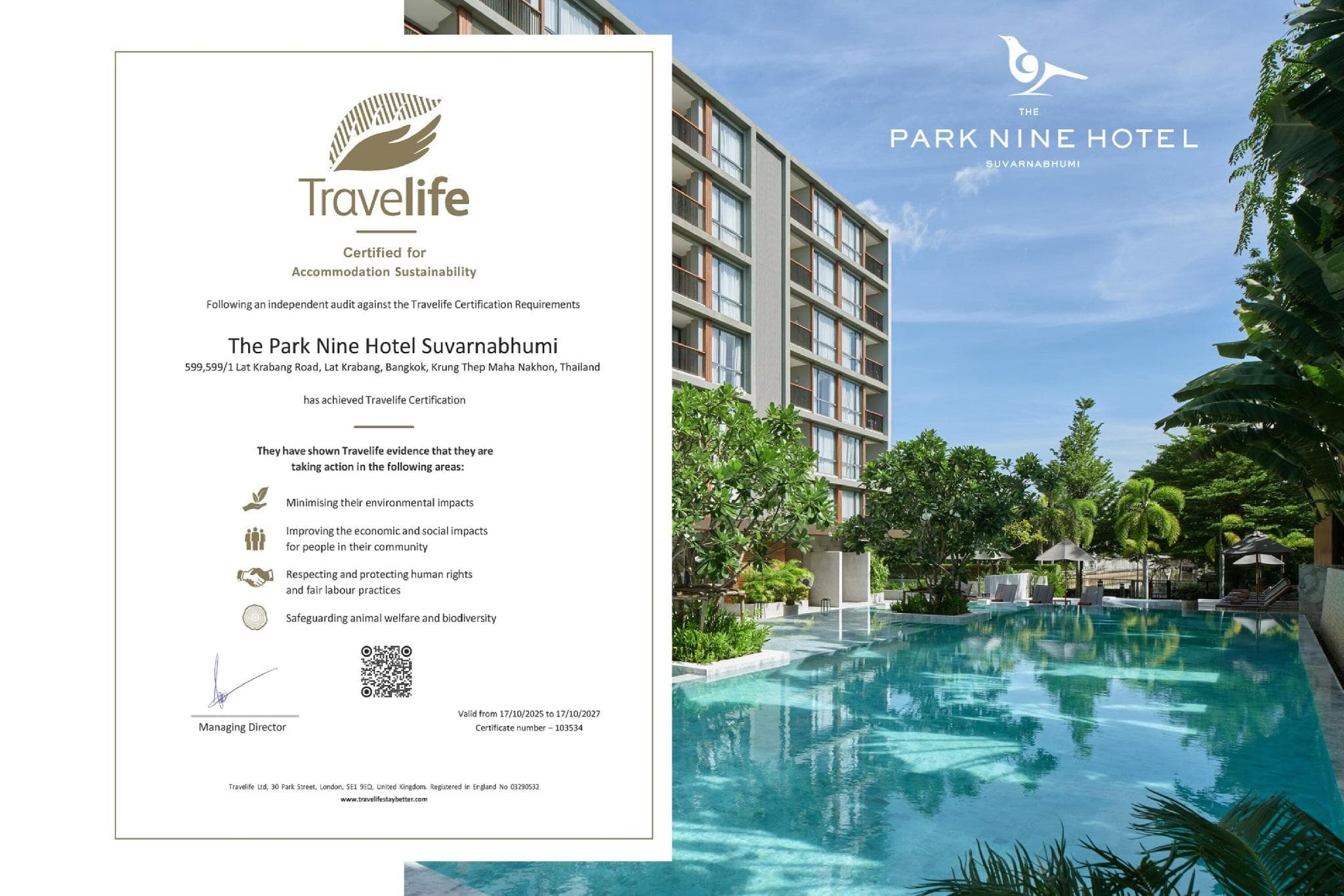 The Park Nine Hotel Suvarnabhumi - Free BKK Airport Shuttle